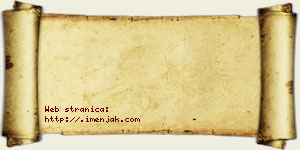 Olga Jerotić vizit kartica